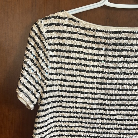 J. Crew black and white sequins - Picture 6 of 10